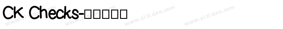 CK Checks字体转换